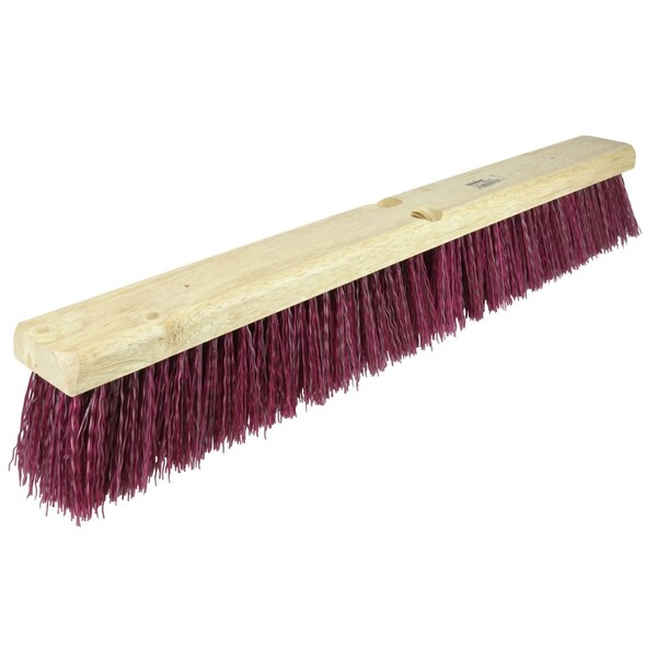 Weiler 18" Garage Brush Maroon Synthetic Fill 42025 - main